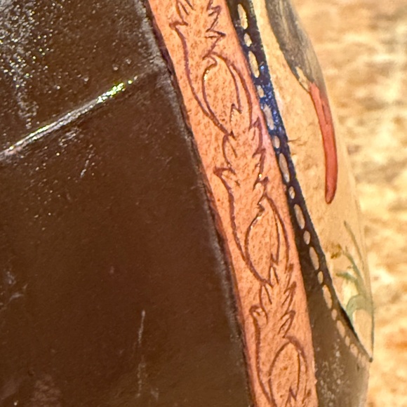 Handcrafted Glass Art Bottle with Duck Design - Picture 6 of 12